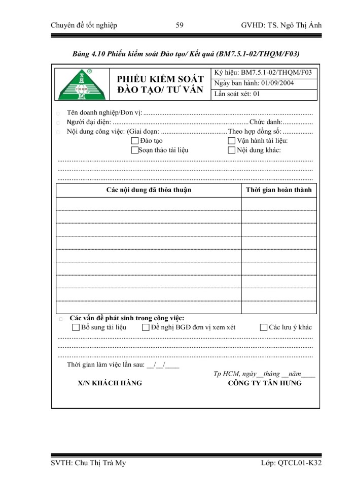 image for page Hoàn thiện quy trình đào tào và tư vấn theo hệ thống quản lý chất lượng theo tiêu chuẩn ISO 9001:2008