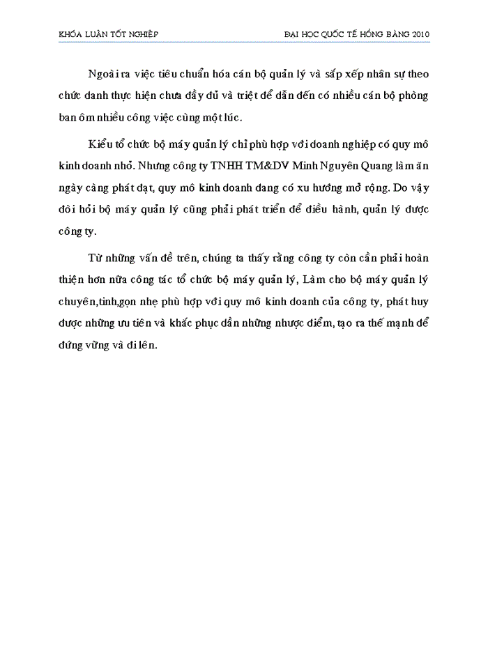 image for page Cơ cấu tổ chức bộ máy quản lý của công ty tnhh tm&dv minh nguyên quang