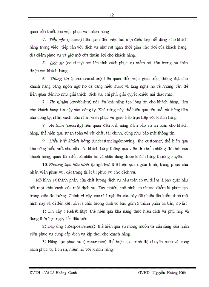 image for page Đo lường mức độ thỏa mãn của khách hàng đối với chất lượng dịch vụ khách hàng cá nhân tại ngân hàng Eximbank trong quý I năm 2010