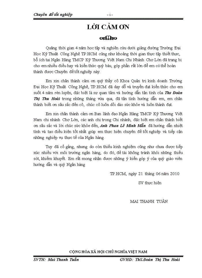 image for page Thực trạng và giải pháp tín dụng đối với doanh nghiệp vừa và nhỏ tại ngân hàng tmcp kỹ thương việt nam,chi nhánh chợ lớn