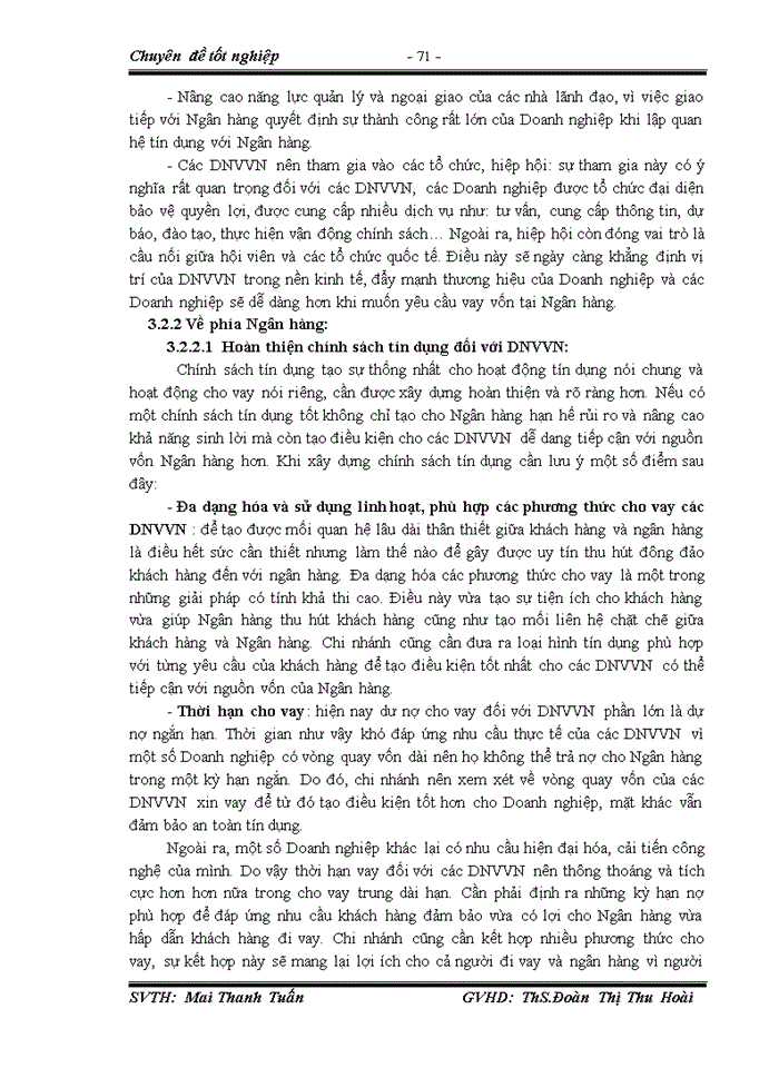 image for page Thực trạng và giải pháp tín dụng đối với doanh nghiệp vừa và nhỏ tại ngân hàng tmcp kỹ thương việt nam,chi nhánh chợ lớn