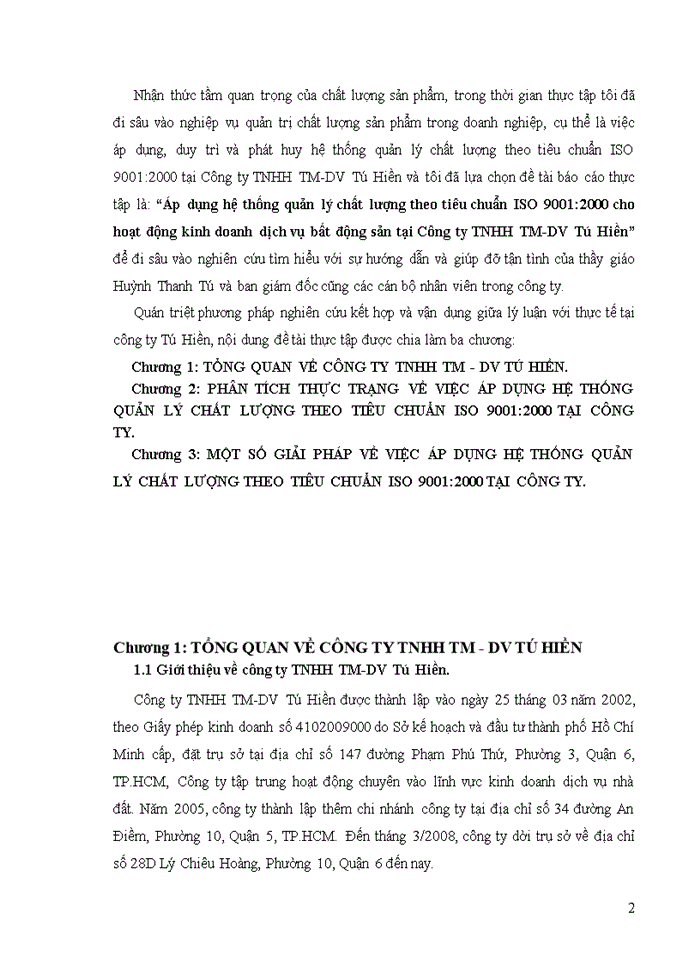 image for page Áp dụng hệ thống quản lý chất lượng theo tiêu chuẩn iso 9001:2000 cho hoạt động kinh doanh dịch vụ bất động sản tại công ty tnhh tm-dv tú hiền