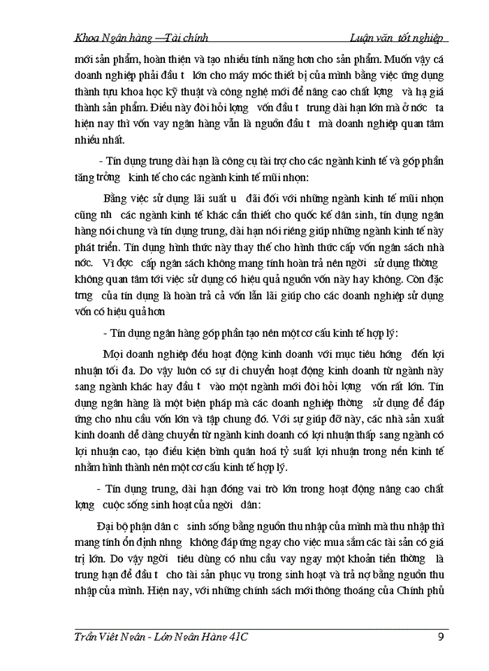 image for page Một số giải pháp nâng cao chất lượng tín dụng trung, dài hạn tại Ngân hàng Công thương Phúc Yên