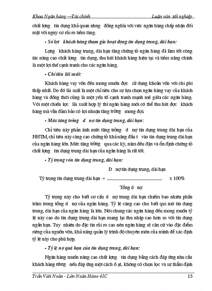 image for page Một số giải pháp nâng cao chất lượng tín dụng trung, dài hạn tại Ngân hàng Công thương Phúc Yên