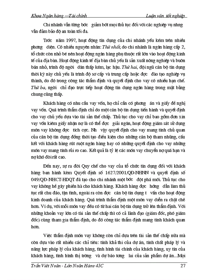 image for page Một số giải pháp nâng cao chất lượng tín dụng trung, dài hạn tại Ngân hàng Công thương Phúc Yên