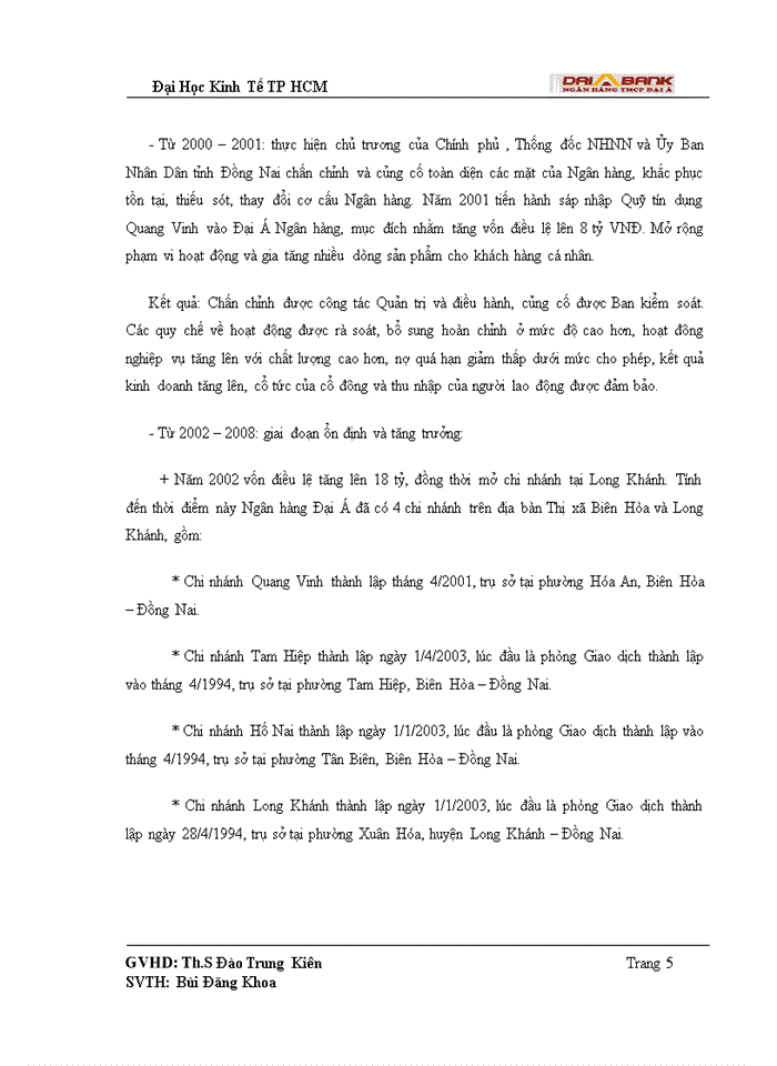 image for page Quy trình tín dụng và rủi ro tín dụng trong hoạt động cho vay tại Ngân Hàng Thương mại Cổ phần Đại Á