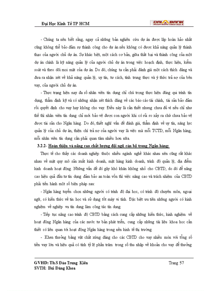 image for page Quy trình tín dụng và rủi ro tín dụng trong hoạt động cho vay tại Ngân Hàng Thương mại Cổ phần Đại Á