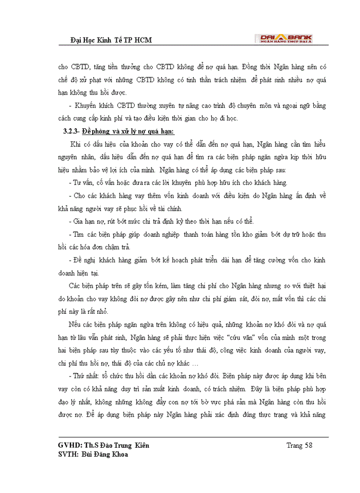 image for page Quy trình tín dụng và rủi ro tín dụng trong hoạt động cho vay tại Ngân Hàng Thương mại Cổ phần Đại Á