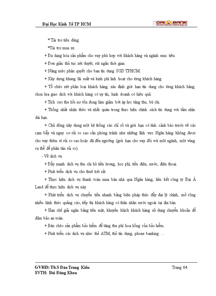 image for page Quy trình tín dụng và rủi ro tín dụng trong hoạt động cho vay tại Ngân Hàng Thương mại Cổ phần Đại Á