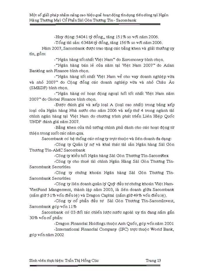 image for page Một số giải pháp kiến nghị nâng cao hiệu quả tín dụng tiêu dùng tại ngân hàng thương mại cổ phần SÀI GÒN THƯƠNG TÍN – SACOMBANK