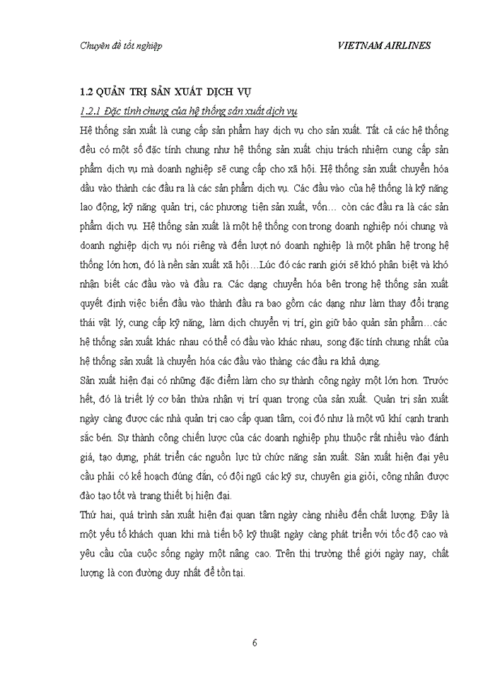 QUản trị dịch vụ bán vé nhằm nâng cao hiệu quả hoạt động phòng vé VIETNAM AIRLINES khu vực Miền Nam