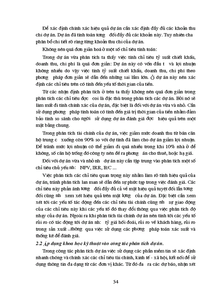 image for page Phương pháp đánh giá hiệu quả tài chính, kinh tế xã hội của dự án xây dựng: ứng dụng dự án xây dựng tổ hợp nhà cao tầng của Công ty Xây dựng Công trình Văn hoá