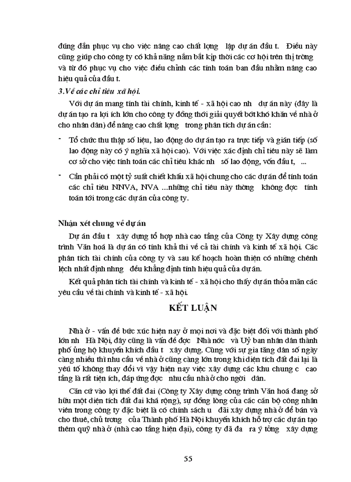 image for page Phương pháp đánh giá hiệu quả tài chính, kinh tế xã hội của dự án xây dựng: ứng dụng dự án xây dựng tổ hợp nhà cao tầng của Công ty Xây dựng Công trình Văn hoá