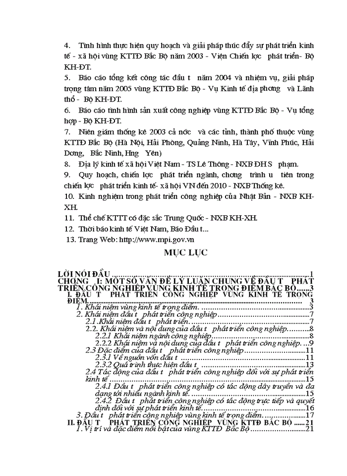 image for page Một số vấn đề về đầu tư phát triển công nghiệp vùng KTTĐ Bắc Bộ