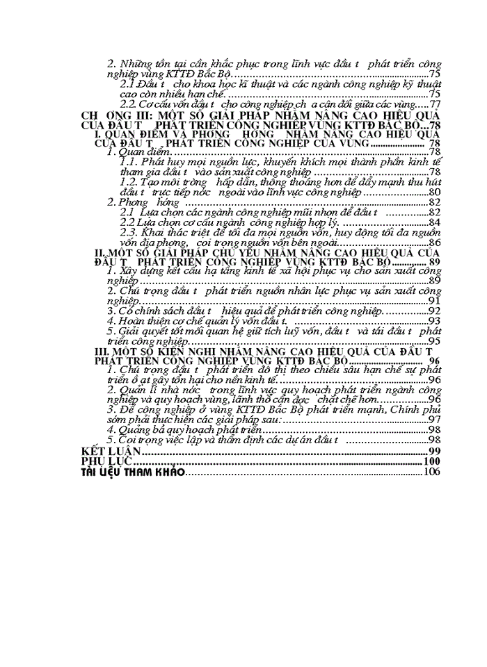 image for page Một số vấn đề về đầu tư phát triển công nghiệp vùng KTTĐ Bắc Bộ