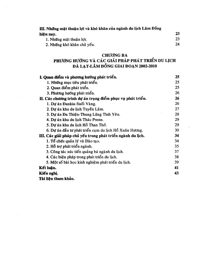 image for page Phương pháp phát triển ngành du lịch Đà Lạt - Lâm Đồng