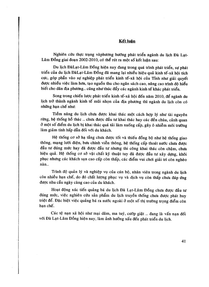 image for page Phương pháp phát triển ngành du lịch Đà Lạt - Lâm Đồng