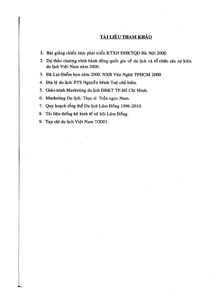 image for page Phương pháp phát triển ngành du lịch Đà Lạt - Lâm Đồng