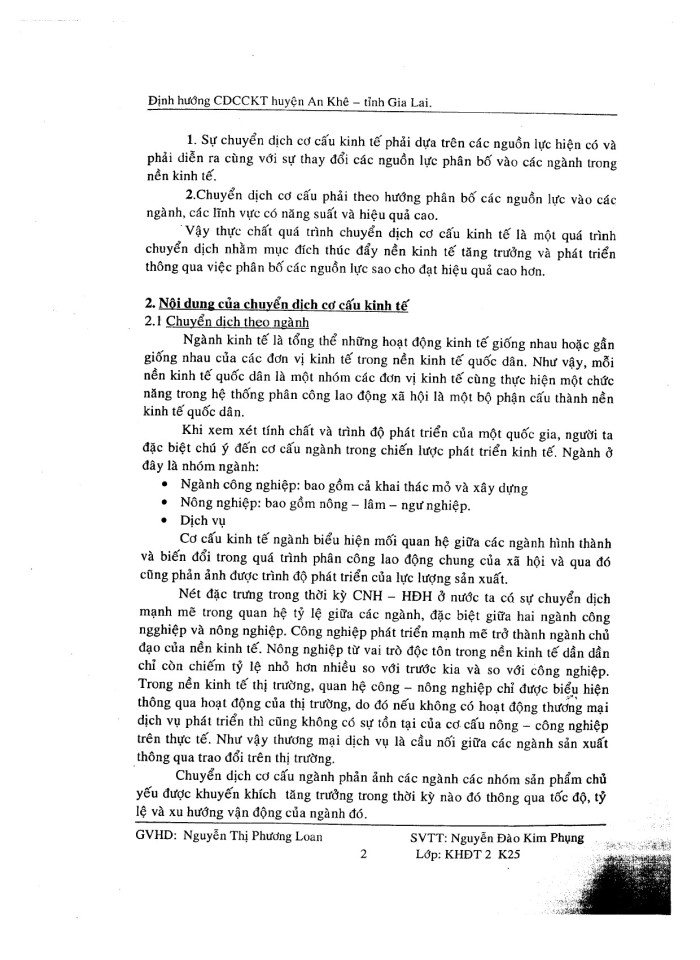 image for page Định hướng chuyển dịch cơ cấu kinh tế huyện An Khê - Tỉnh Gia Lai