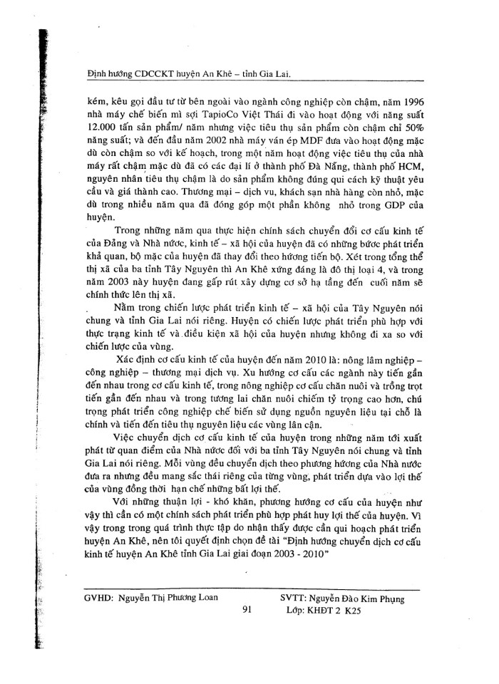 image for page Định hướng chuyển dịch cơ cấu kinh tế huyện An Khê - Tỉnh Gia Lai