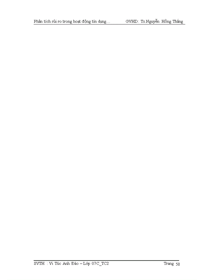 image for page Phân tích rủi ro trong hoạt động tín dụng tại ngân hàng TMCP xuất nhập khẩu Việt Nam chi nhánh Hưng Đạo (EXIMBANK_CH)