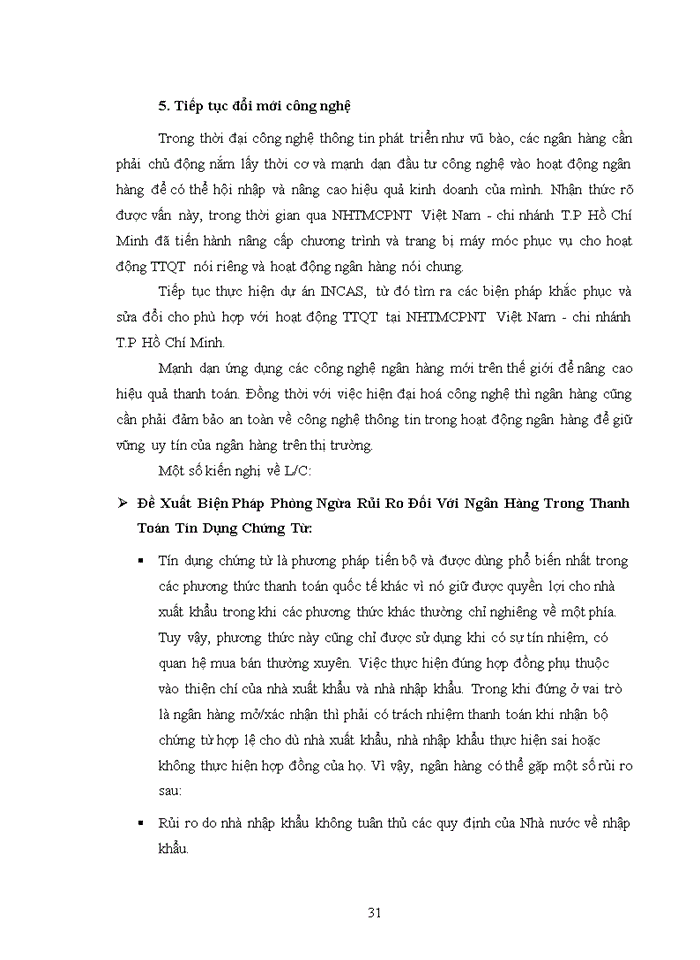 image for page Thanh toán Quốc tế bằng L/C về hàng nhập khẩu
