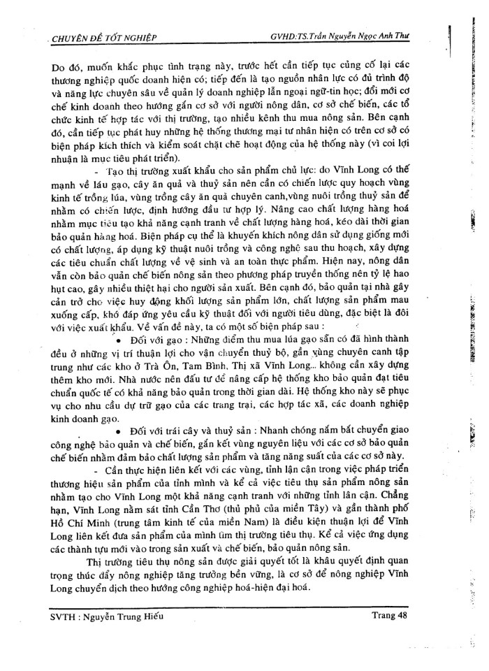 image for page Định hướng chuyển dịch cơ cấu kinh tế nông nghiệp tỉnh Vĩnh long\