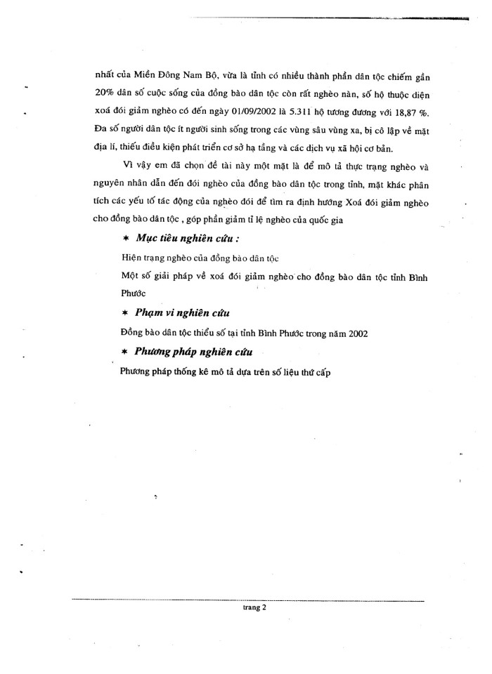 image for page Hiện trạng và 1 số giải pháp xóa đói giảm nghèo cho đồng bào dân tốc tỉnh Bình Phước\