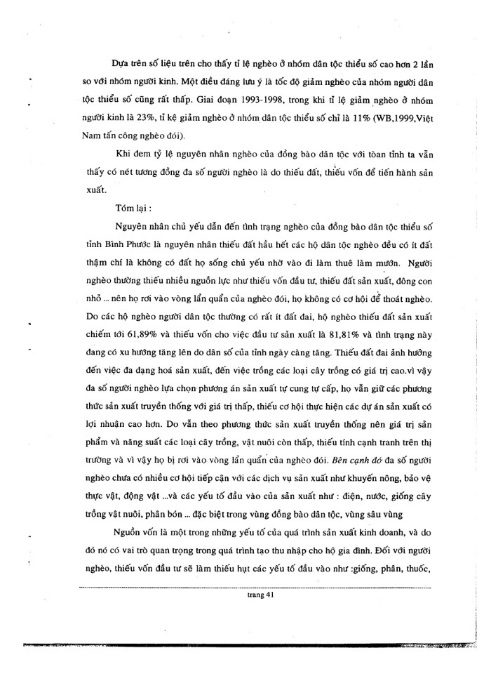 image for page Hiện trạng và 1 số giải pháp xóa đói giảm nghèo cho đồng bào dân tốc tỉnh Bình Phước\