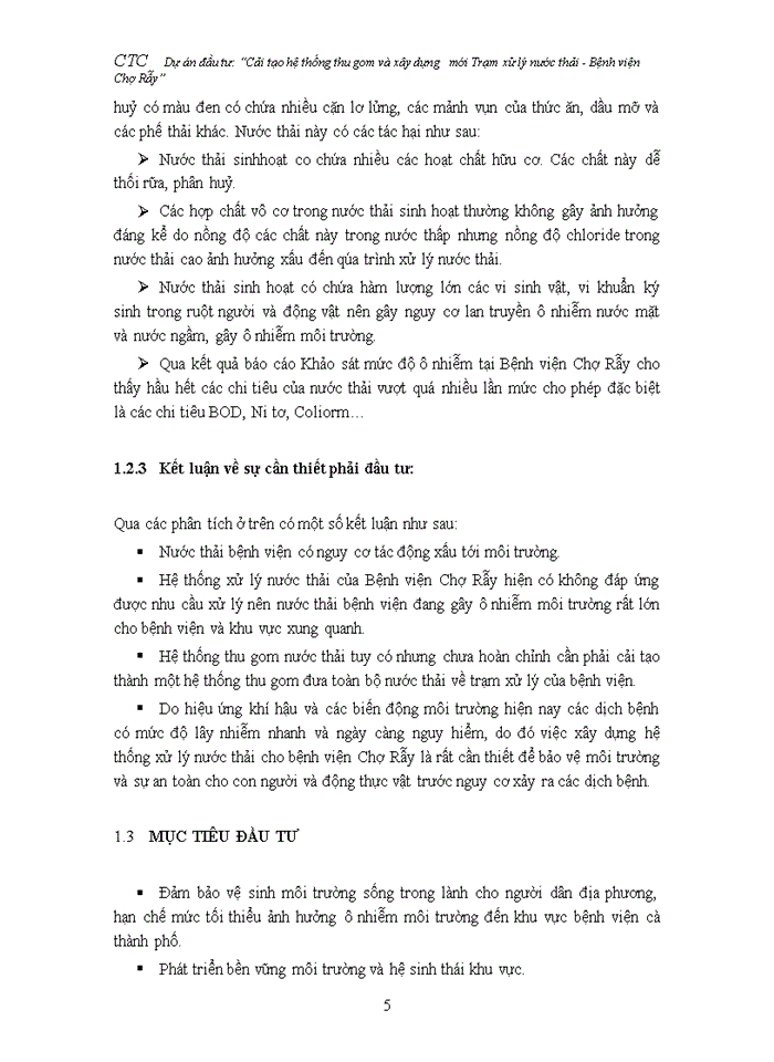 image for page Cải tạo hệ thống thu gom và xây dựng   mới Trạm xử lý nước thải - Bệnh viện Chợ Rẫy