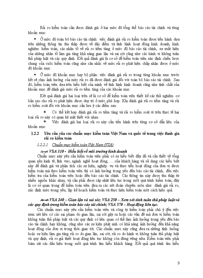 image for page Quy trình đánh giá rủi ro trong giai đoạn chuẩn bị kiểm toán tại công ty kiểm toán Ernst & Young Việt Nam