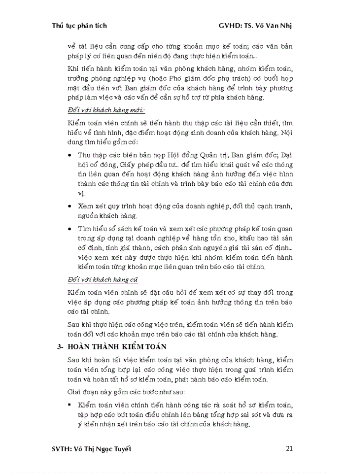 image for page Việc áp dụng thủ tục phân tích trong kiểm toán báo cáo tài chính tại công ty cổ phần kiểm toán và tư vấn tài chính kế toán (AFC)