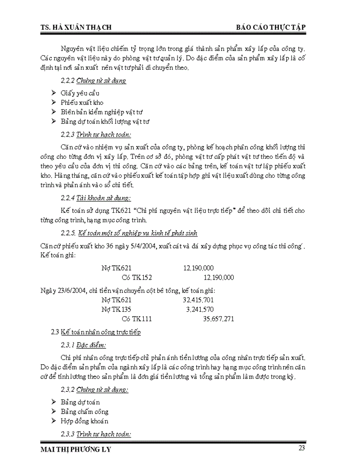 image for page Báo cáo thực tập về công tác kế toán tại công ty cổ phần xây dựng và sản xuất vật liệu xây dựng