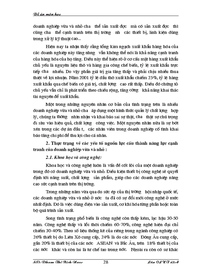 image for page Giải pháp nâng cao khả năng cạnh tranh của các doanh nghiệp vừa và nhỏ ở Việt Nam trong quá trình hội nhập kinh tế quốc tế