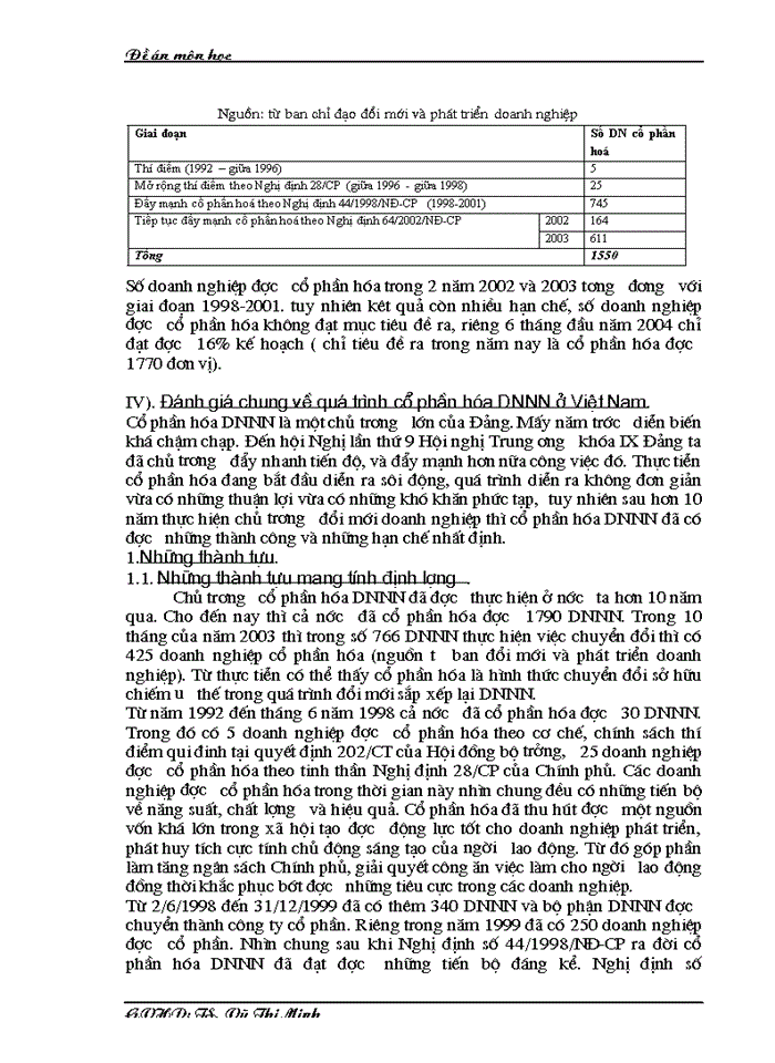 image for page Cổ phần hoá DNNN