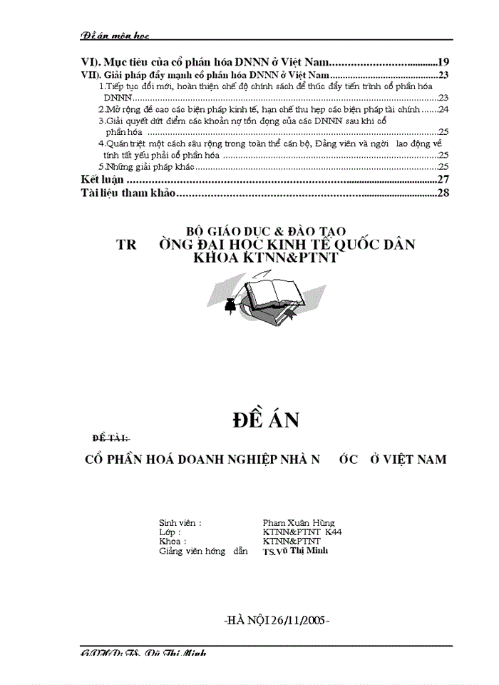 image for page Cổ phần hoá DNNN