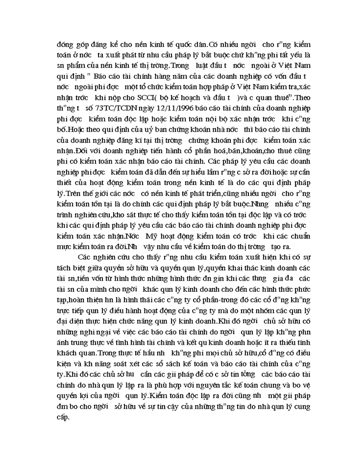 image for page Vai trò của kiểm toán độc lập trong việc kiểm tra,kiểm soát các doanh nghiệp Việt Nam hiện nay