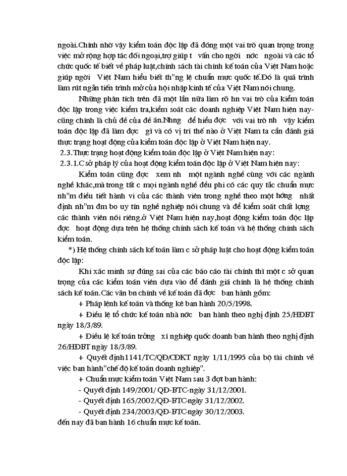 image for page Vai trò của kiểm toán độc lập trong việc kiểm tra,kiểm soát các doanh nghiệp Việt Nam hiện nay