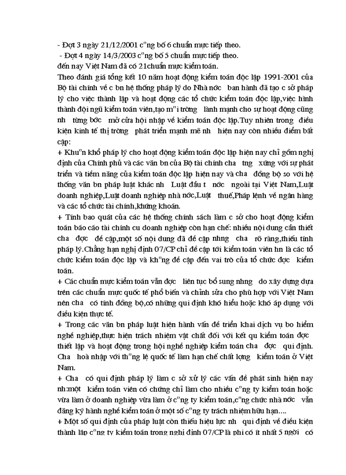 image for page Vai trò của kiểm toán độc lập trong việc kiểm tra,kiểm soát các doanh nghiệp Việt Nam hiện nay