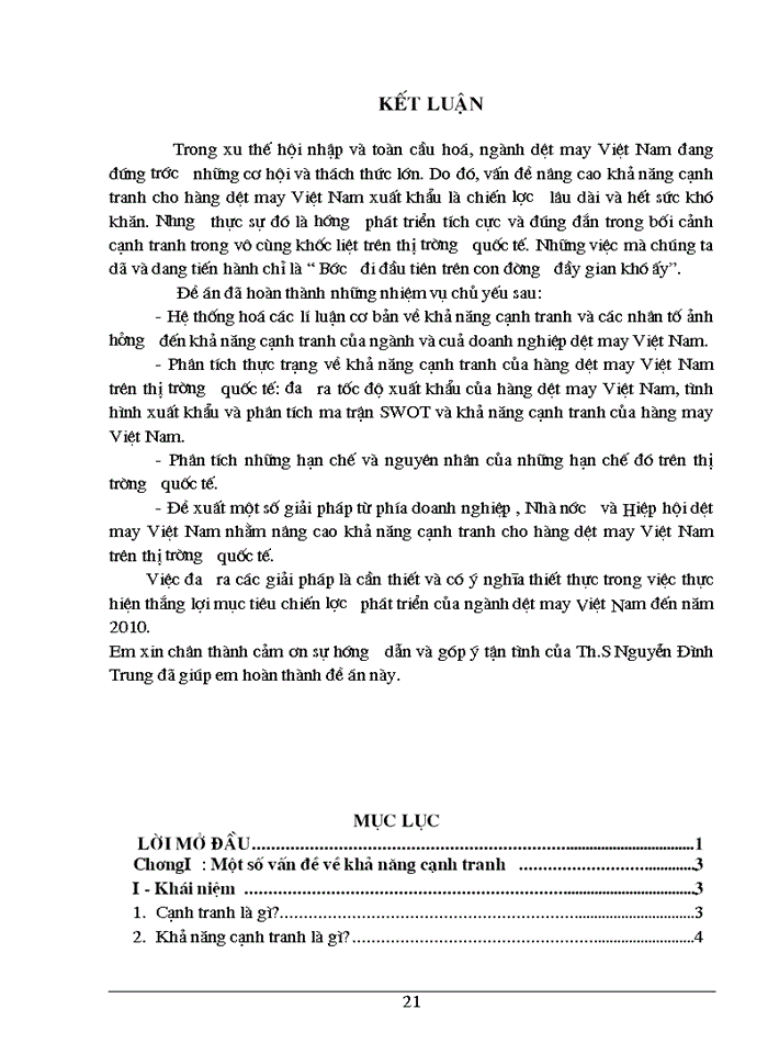image for page Giải pháp nhằm nâng cao khả năng cạnh tranh của hàng dệt may Việt Nam trên thị trường quốc tế