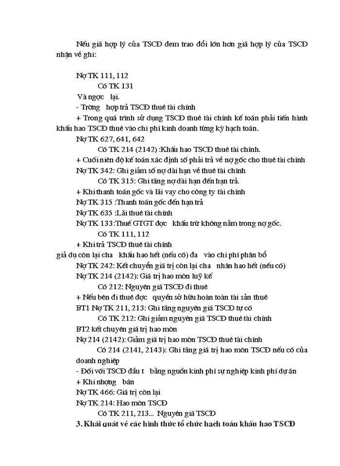 image for page Cơ sở lý luận về khấu hao tscđ và hạch toán khấu hao tscđ