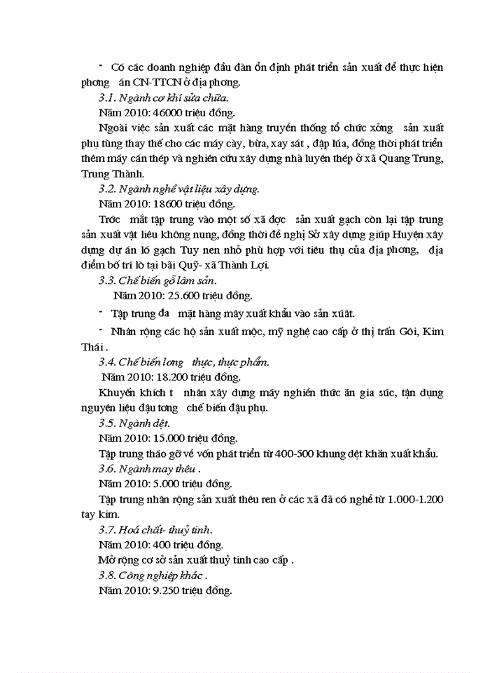 image for page Quy hoạch tổng thể phát triển kinh tế – xã hội huyện vụ bản thời kỳ đến năm 2010