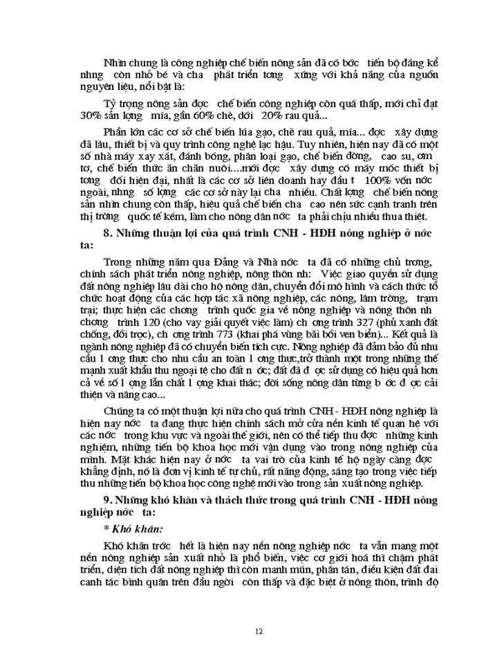 image for page Công nghiệp hoá - hiện đại hoá nông nghiệp nông thôn ở nước ta thực trạng và giải pháp