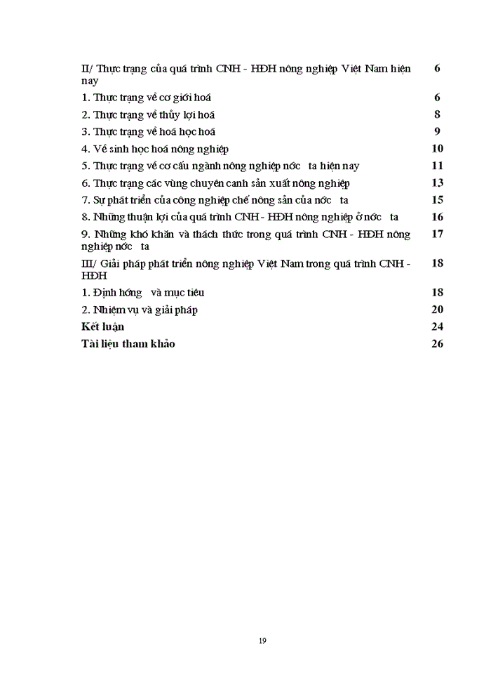 image for page Công nghiệp hoá - hiện đại hoá nông nghiệp nông thôn ở nước ta thực trạng và giải pháp