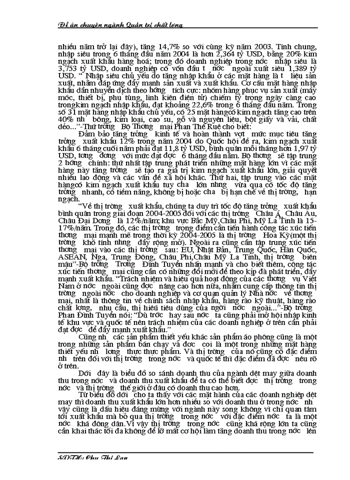 image for page Một số giải pháp chủ yếu nhằm nâng cao chất lượng sản phẩm mặt hàng áo phông nói riêng cũng như hàng dệt may nói chung tại Tổng công ty may Việt Nam.