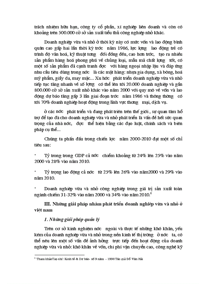 image for page Phát triển doanh nghiệp vừa và nhỏ trong nền kinh tế thị trướng ở Việt Nam