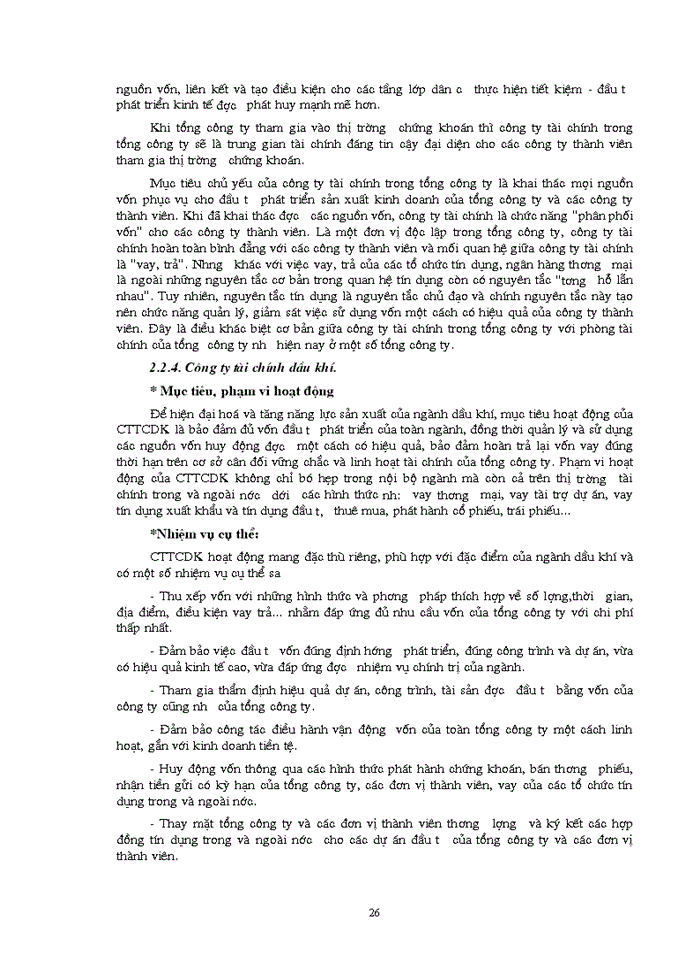 image for page Các CTTC và sự ra đời phát triển các CTTC ở Việt Nam