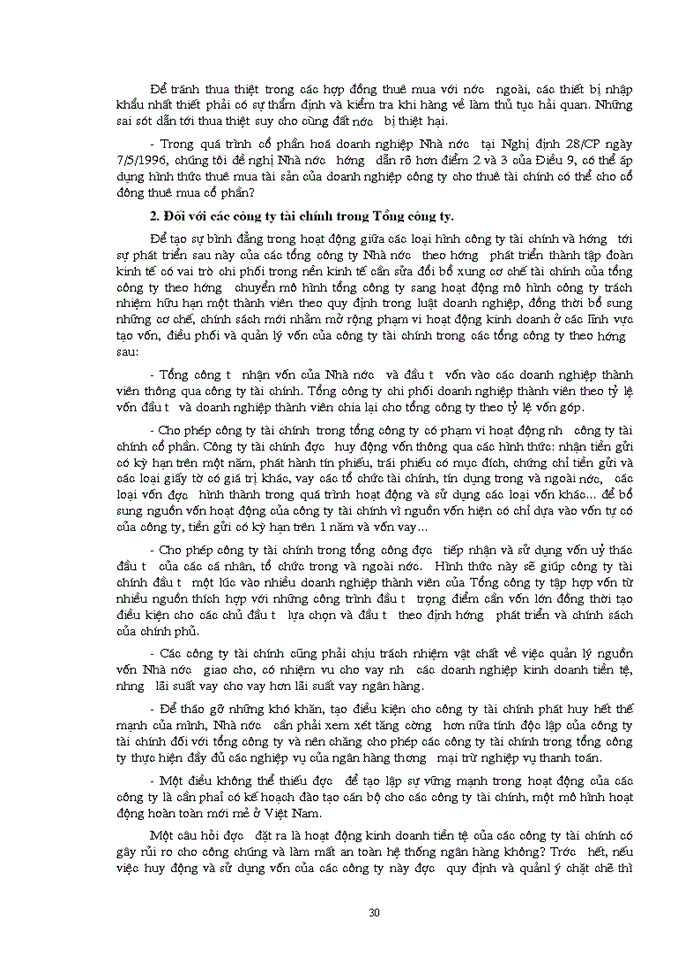 image for page Các CTTC và sự ra đời phát triển các CTTC ở Việt Nam