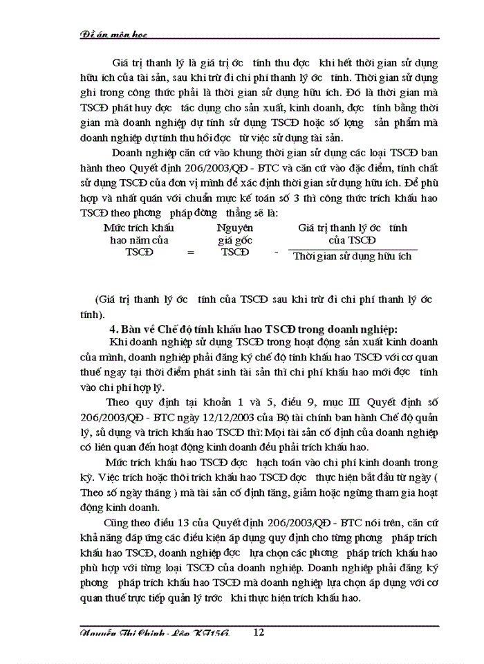 image for page Một số vấn đề về khấu hao TSCĐ trong doanh nghiệp