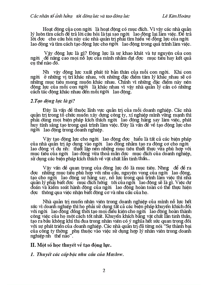 image for page Việc tạo động lực đối với người lao động